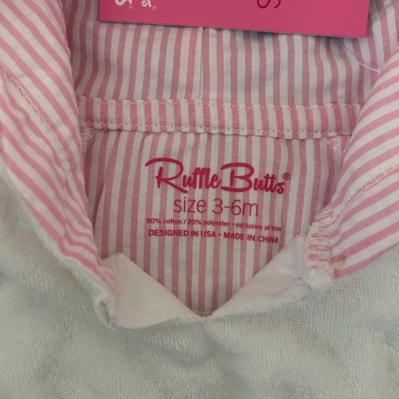 Ruffle Butts Terry cover-up with hood - Picture 2 of 4